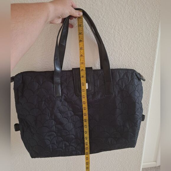 Diane Von Furstenberg black nylon large travel bag - Picture 11 of 11